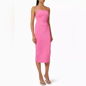 Good American Scuba Spaghetti Midi Dress - SIZE 1